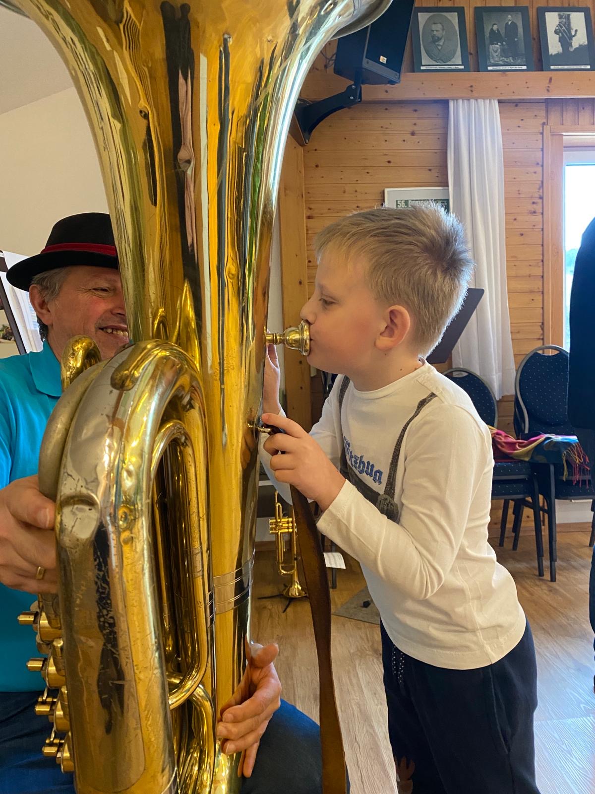 Instrumente vorstellen Volksschule Julbach, Musikverein Julbach